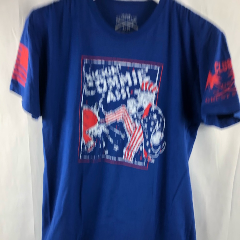 GRUNT STYLE men’s T-shirt XL blue excellent condition Logo on each sleeve